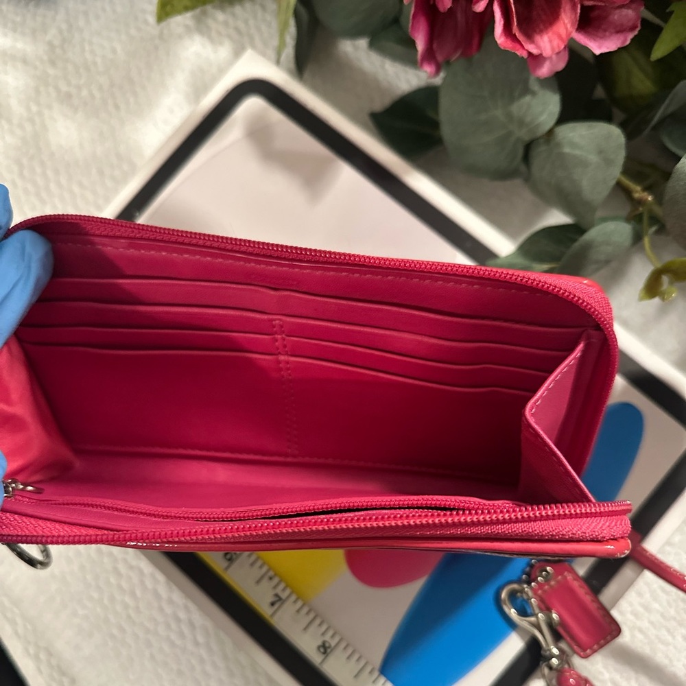 Coach Floral Wallet - Pink and Multicolor - Picture 6 of 10